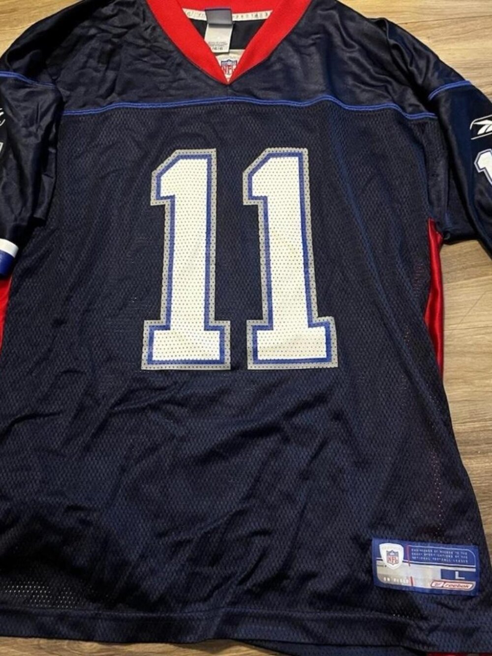 Vintage Reebok Authentic NFL Buffalo Bills Drew Bledsoe 11 Jersey MensVintage Re